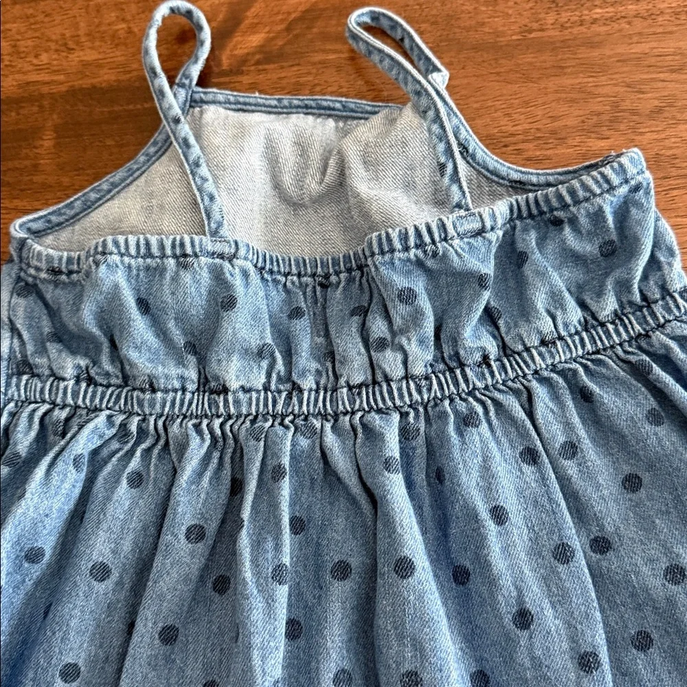 Old Navy fit and flare polka dot cami dress